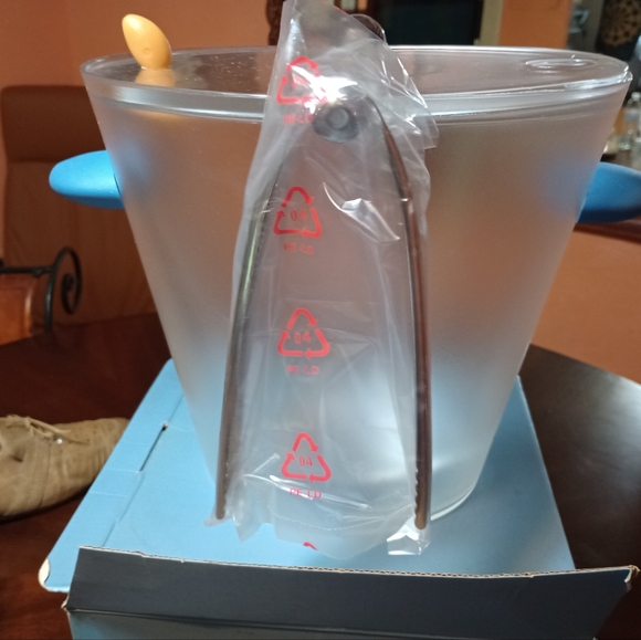 MICHEAL GRAVES Vintage Memphis Ice Bucket&Tongs - Picture 7 of 11